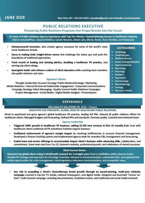 Public Relations Director Resume Sample 1 1 Public Relations Director Resume Sample 1