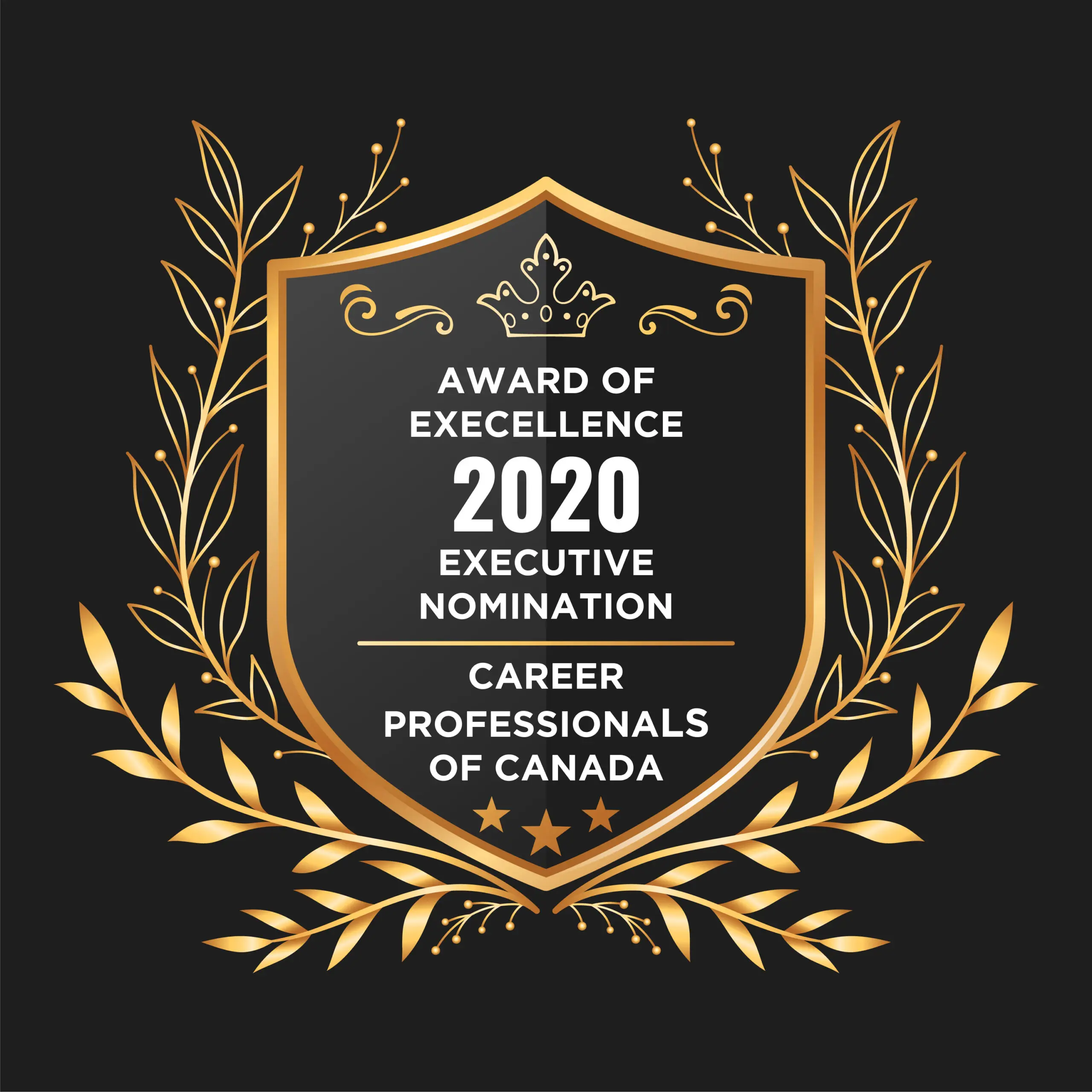 Award of Execellence 2020 for Executive Nomination