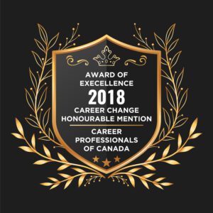 AWARD OF EXECELLENCE 2018 – Career Change