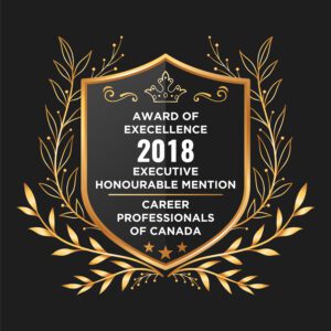 AWARD OF EXECELLENCE 2018 – Executive - Honourable Mention