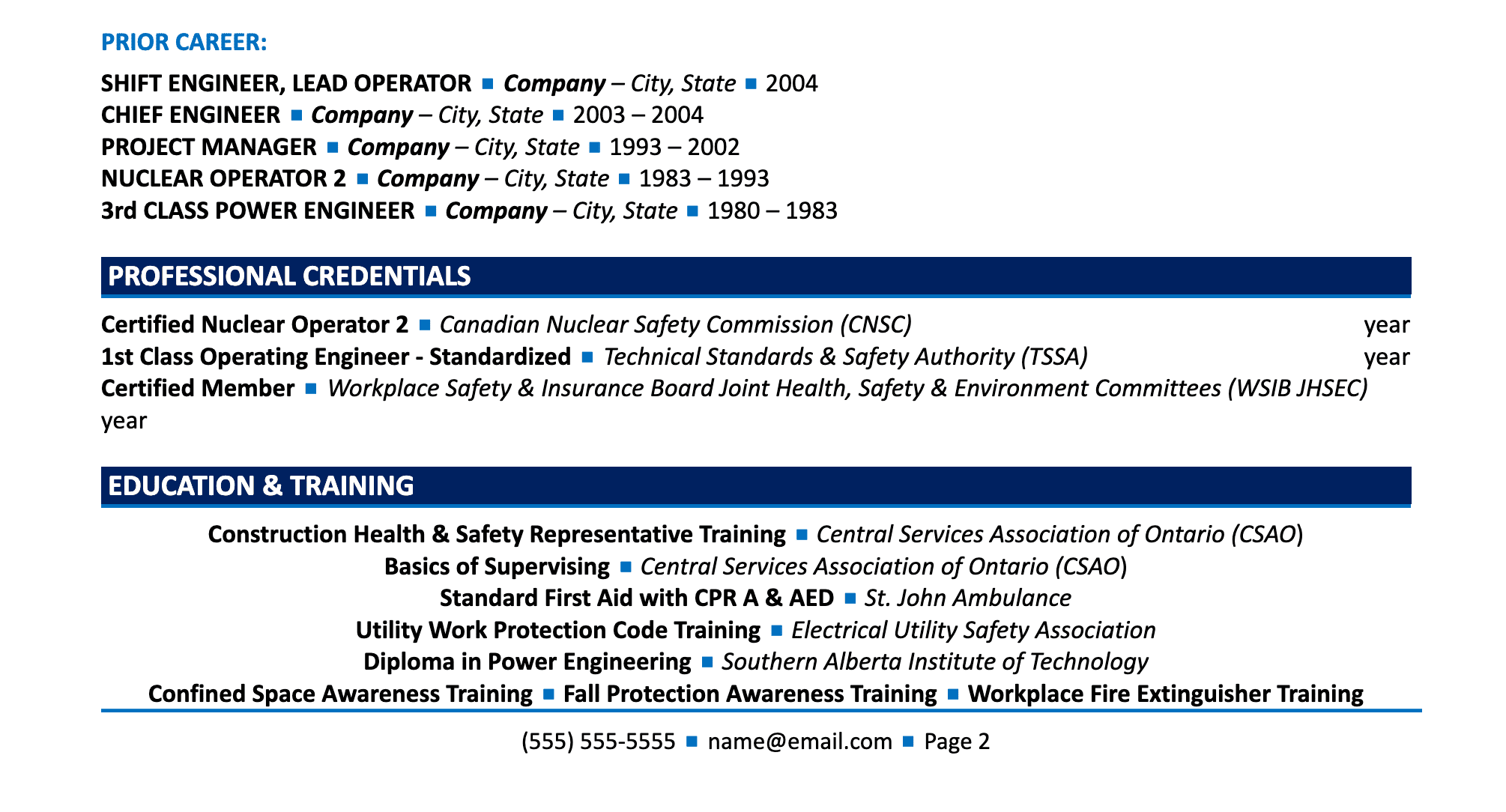 Engineering Education Section
