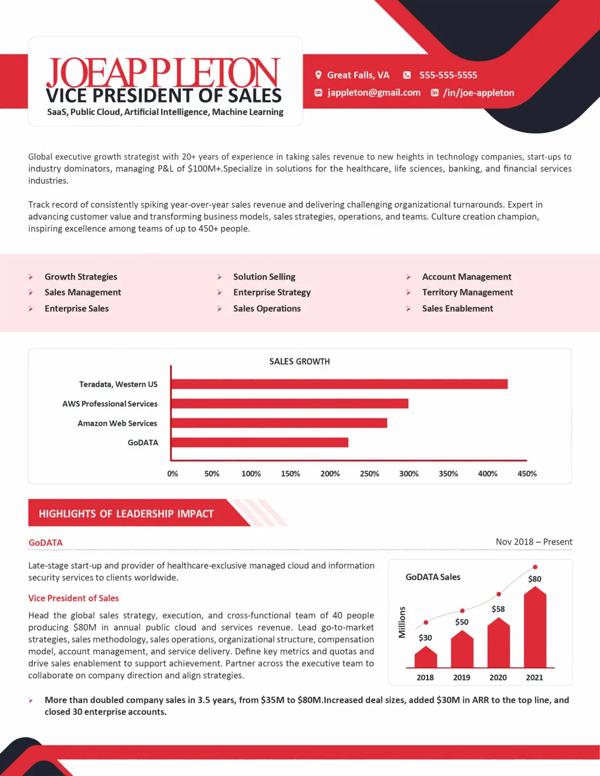 Best Vice President VP Resume - Sales Vp Resume 1 1187x1536