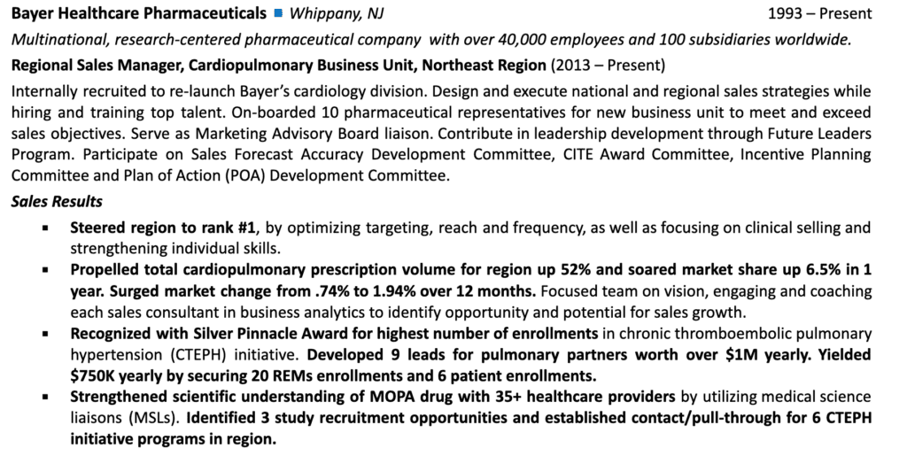 work expereince sales director SAles Director - Work Experience