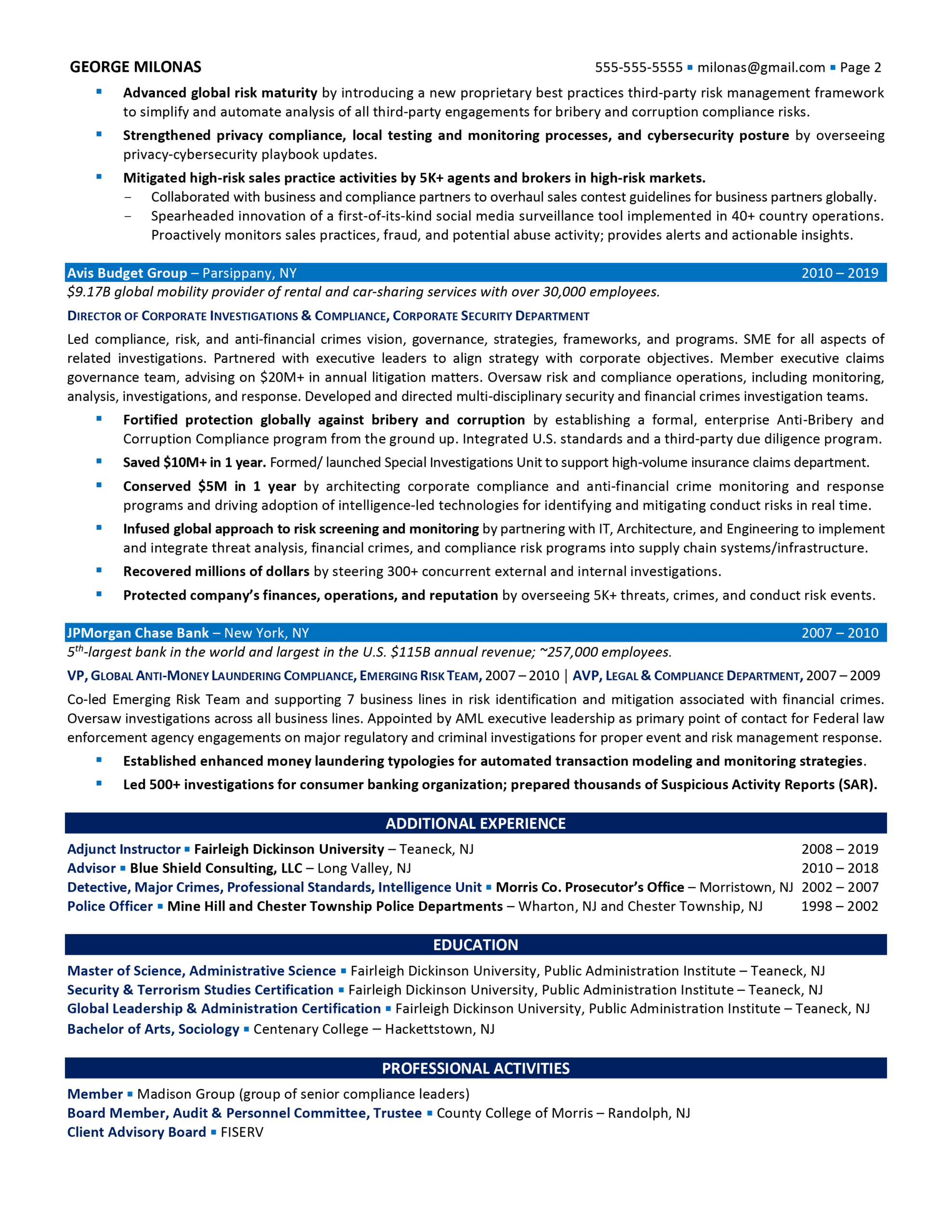 CCO Resume Example 1 scaled CCO Resume Example