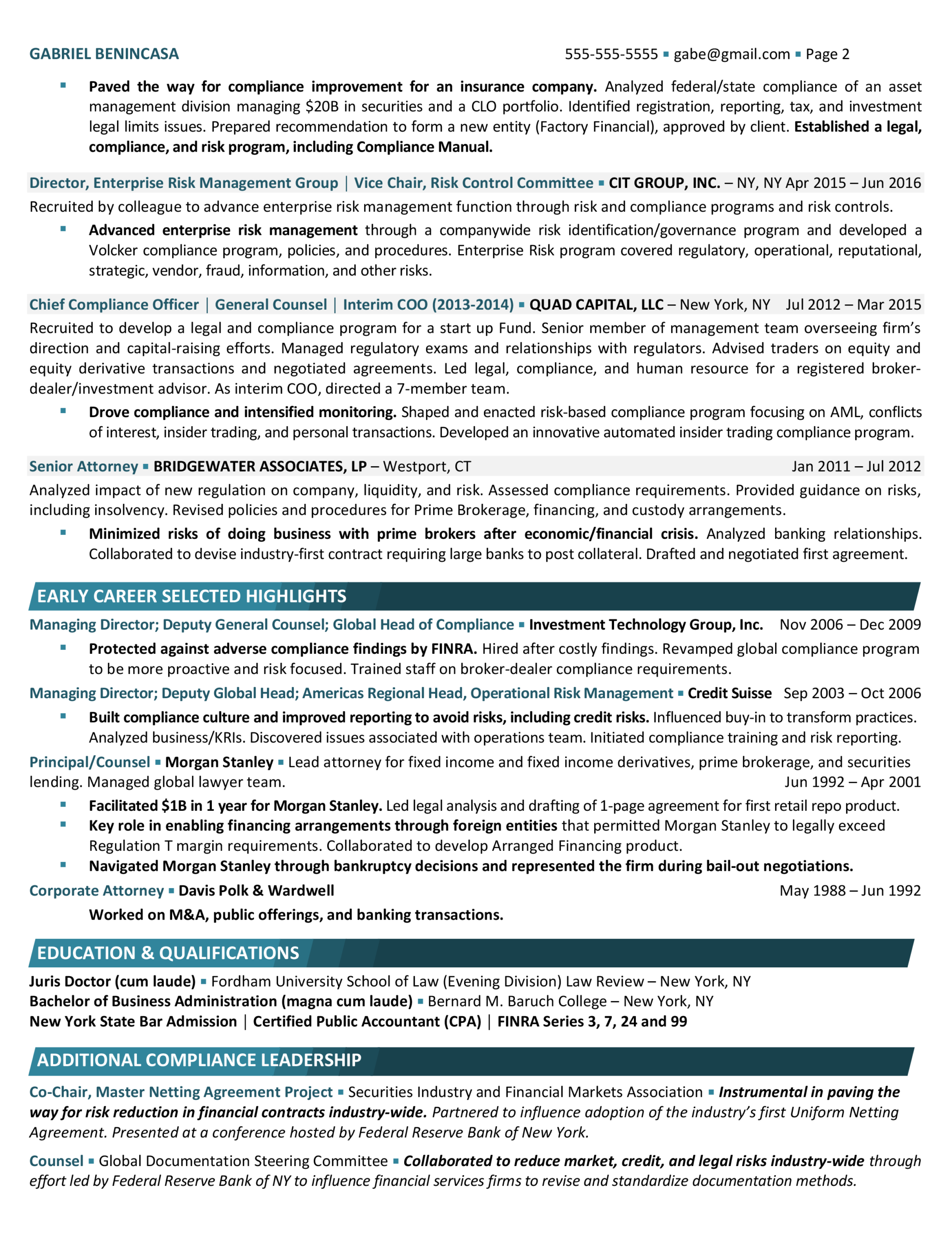 CCO Resume scaled CCO Resume Sample