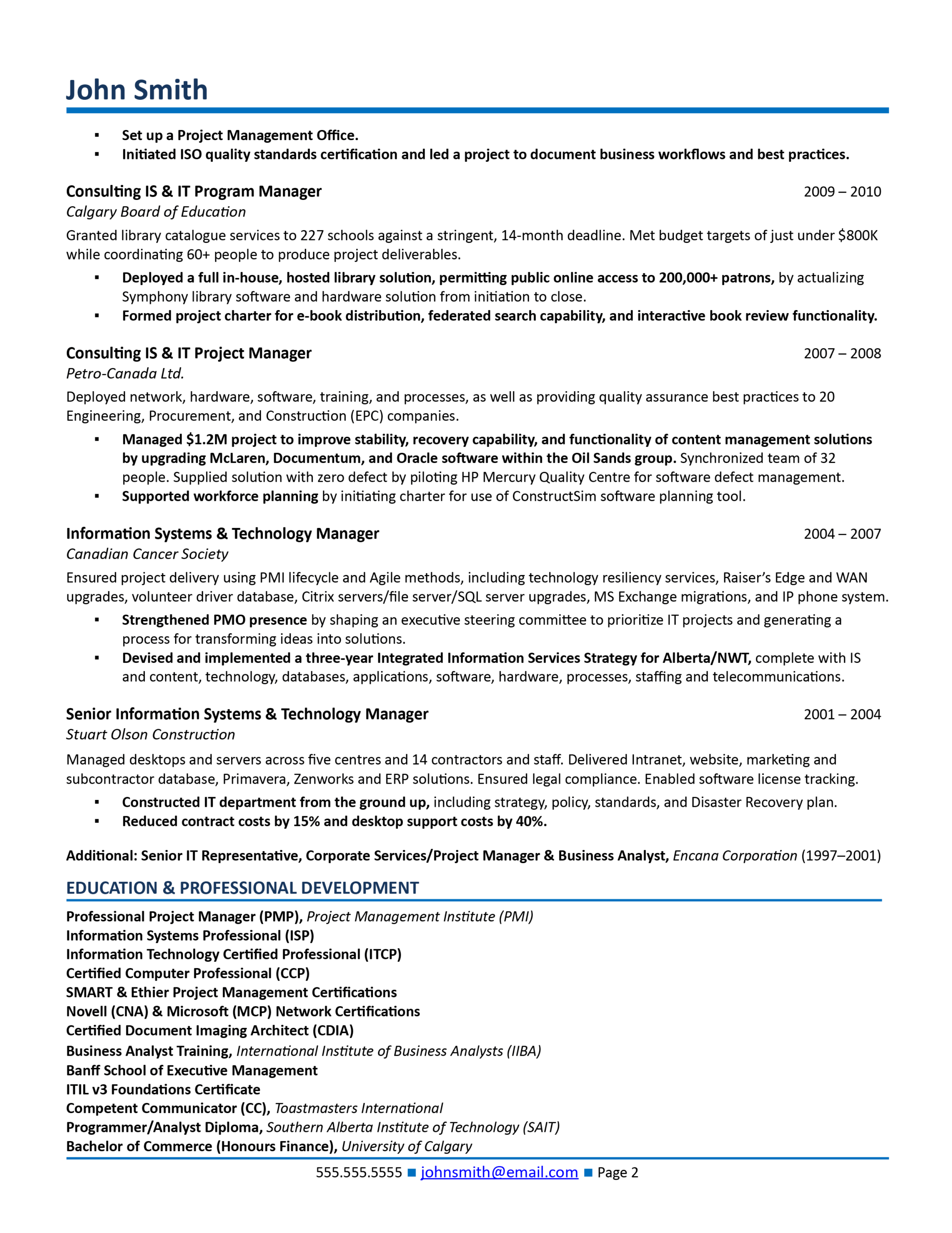 sample it project manager resume 1 scaled sample it project manager resume