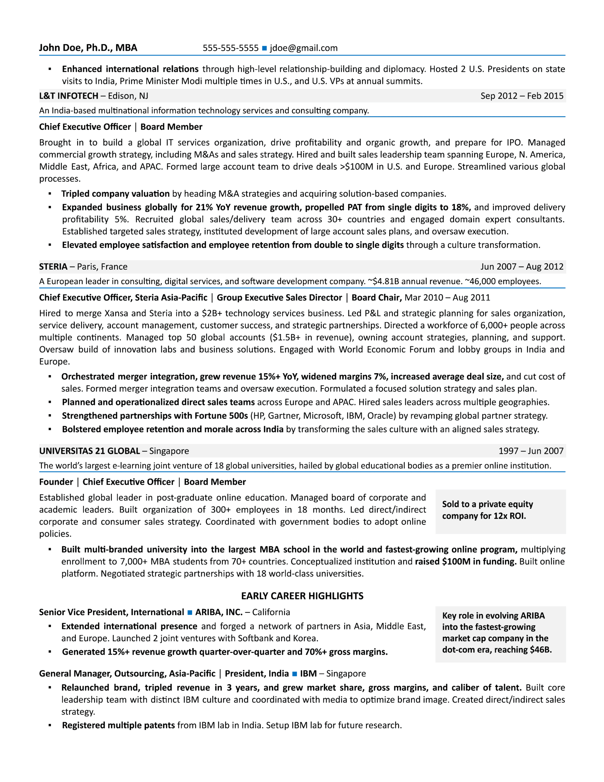 president resume examples 1 scaled president resume examples