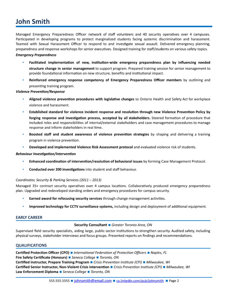 Security Officer Resume Examples [+Guide] 2026