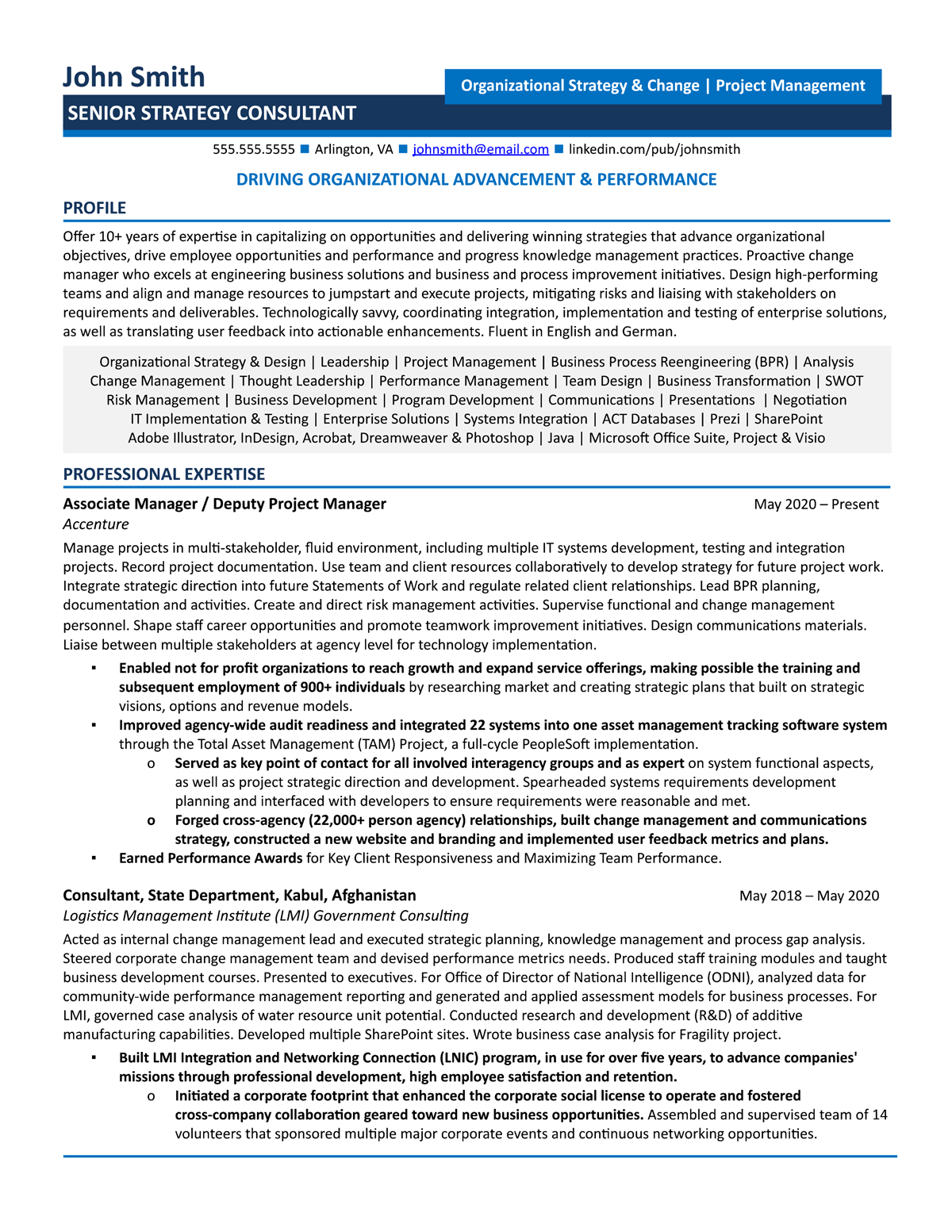 strategy consultant resume 1 strategy consultant resume