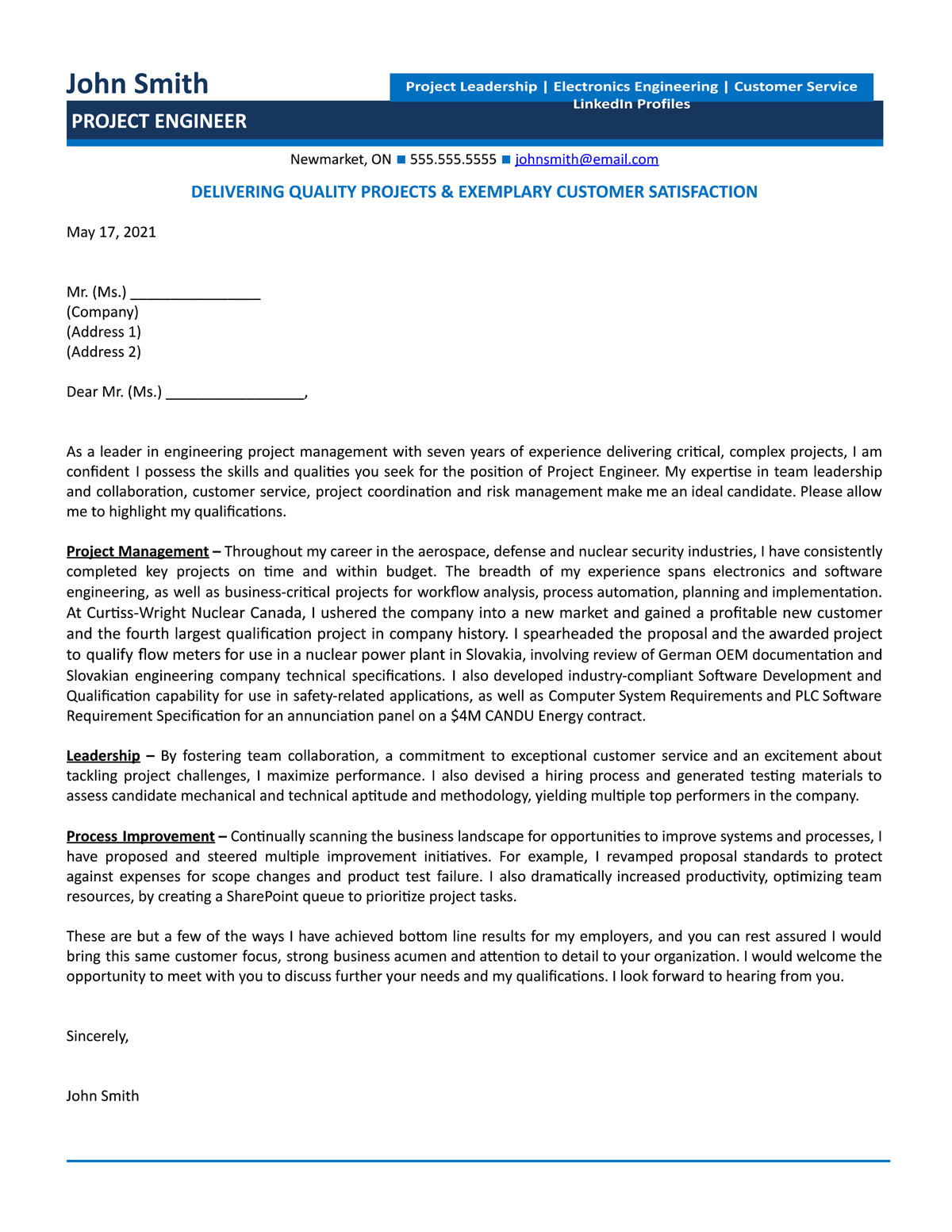 project engineer cover letter 2 project engineer cover letter