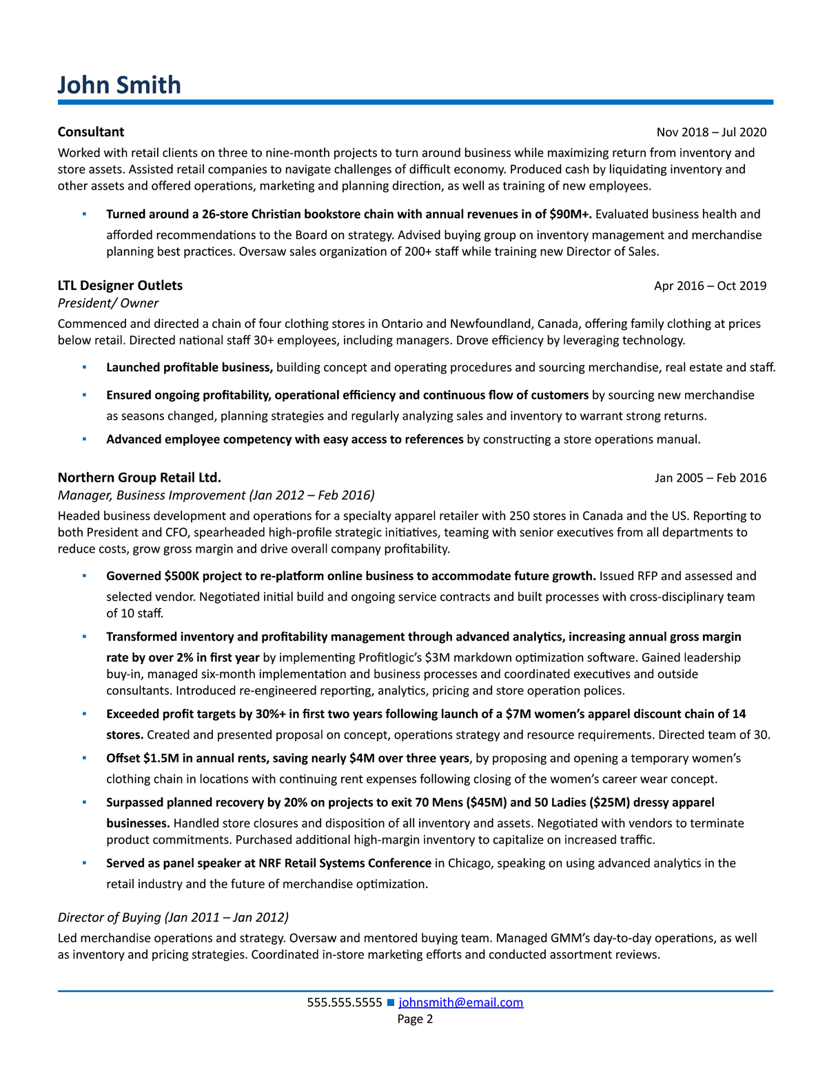 resume for digital marketing manager