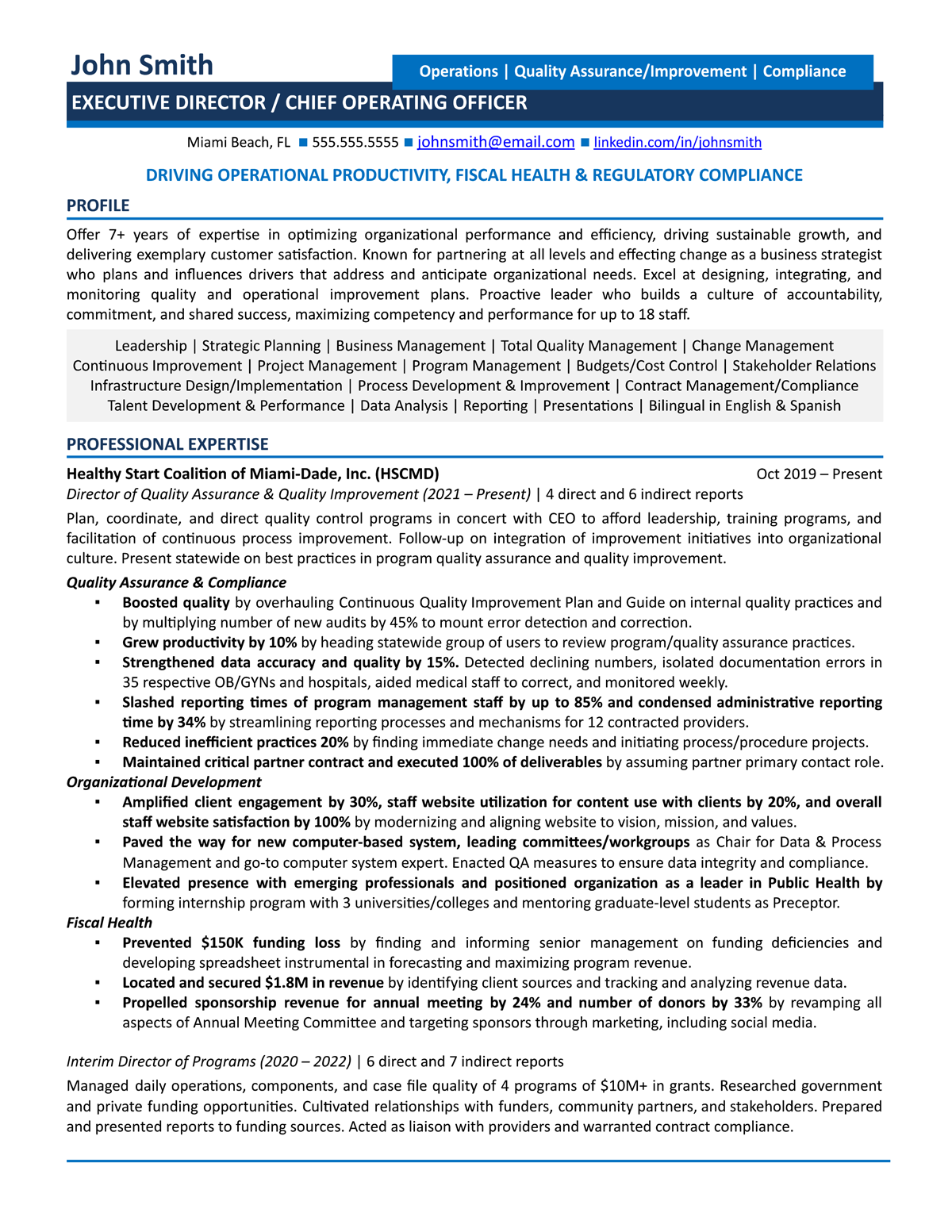 2024 Executive Director Resume Examples Guide   Executive Director Resume 