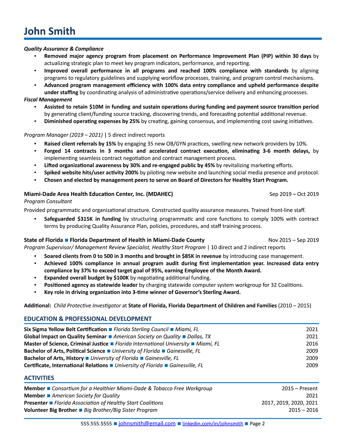 2024 Executive Director Resume Examples Guide   Resume For Executive Director 