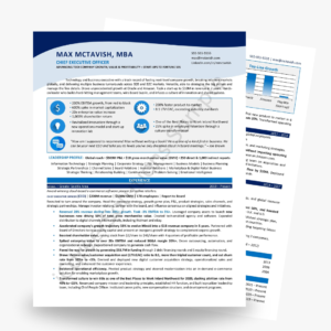 Executive resume examples