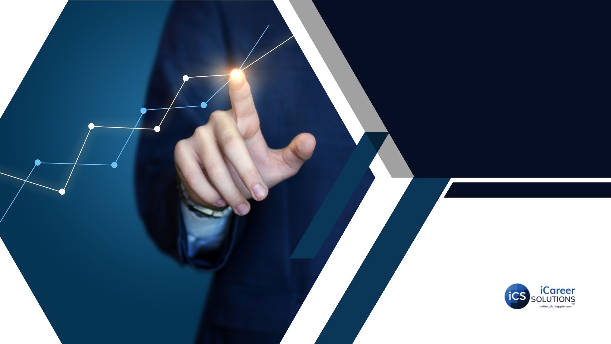 Blue White Modern Tips Grow Business Blog Banner