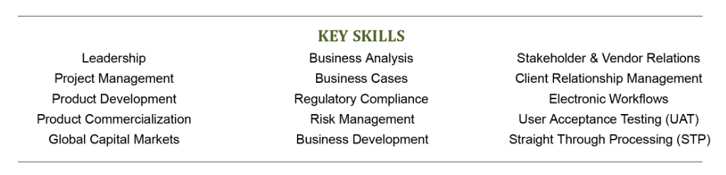 skills for manager resume
