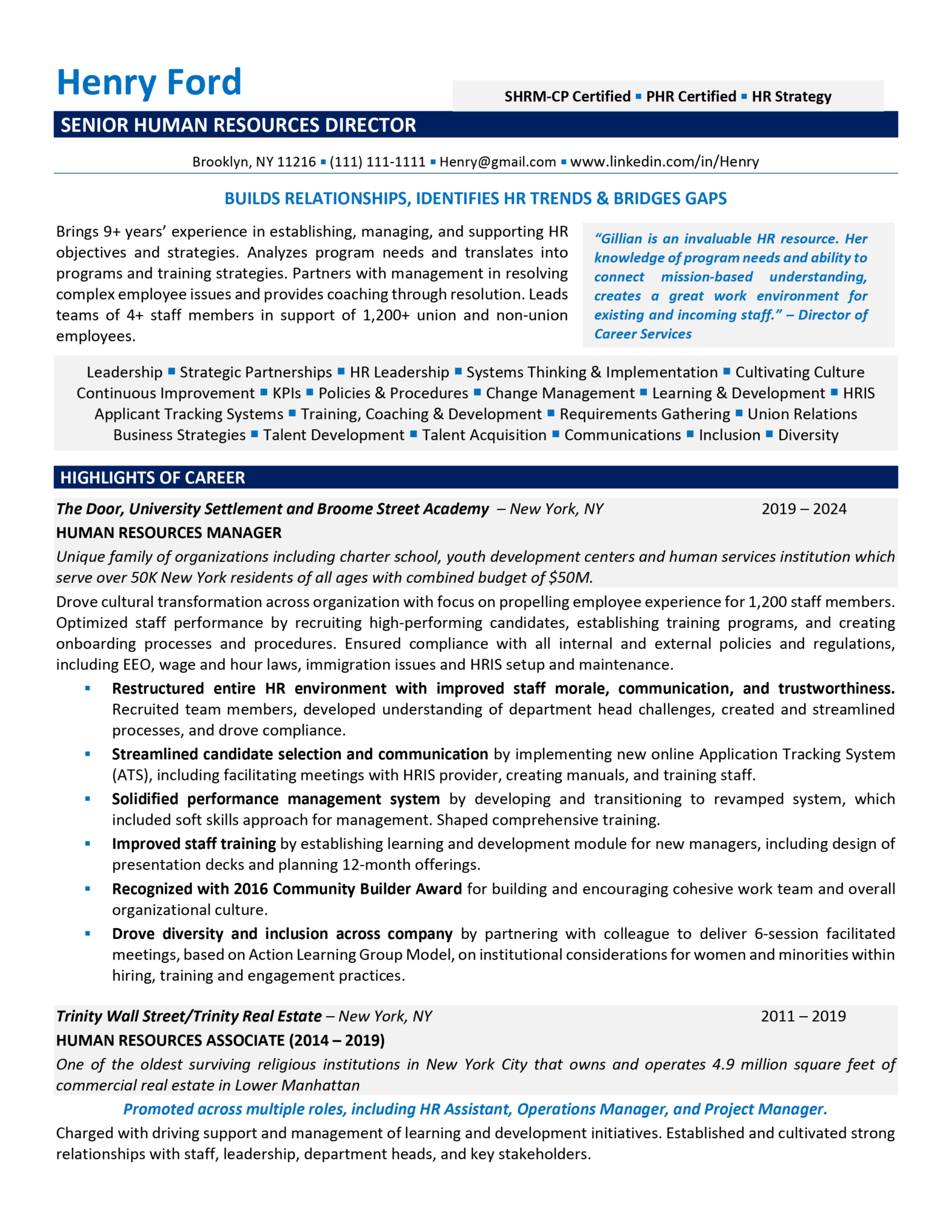 2025 HR Director Resume Examples - Hr Director Resume 1583x2048 