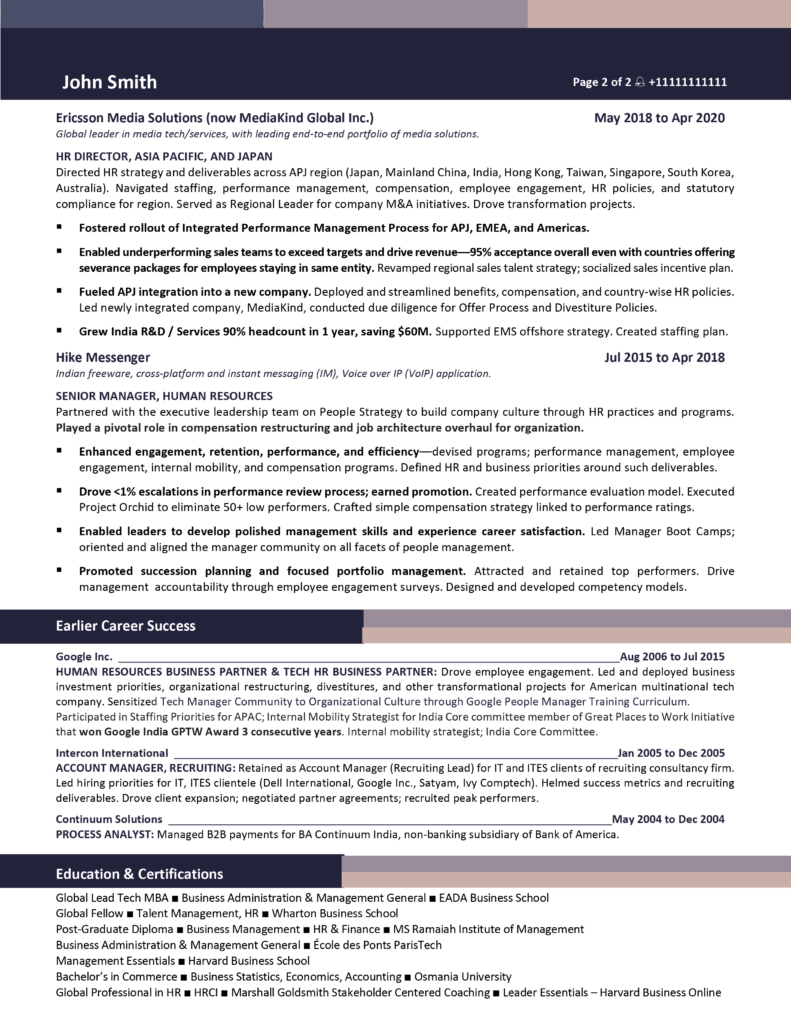 Best Chief Human Resources Officer - Chro Resume Sample 791x1024 