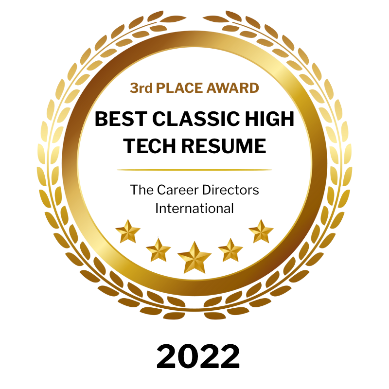 Best Classic High Tech Resume