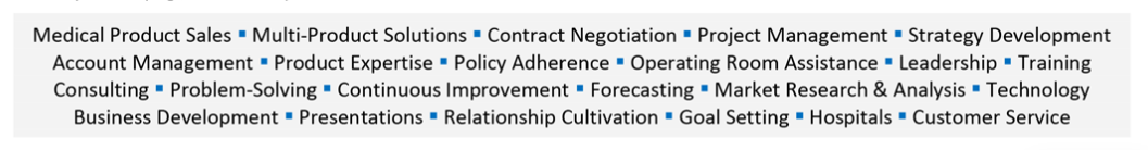 account manager skills for resume