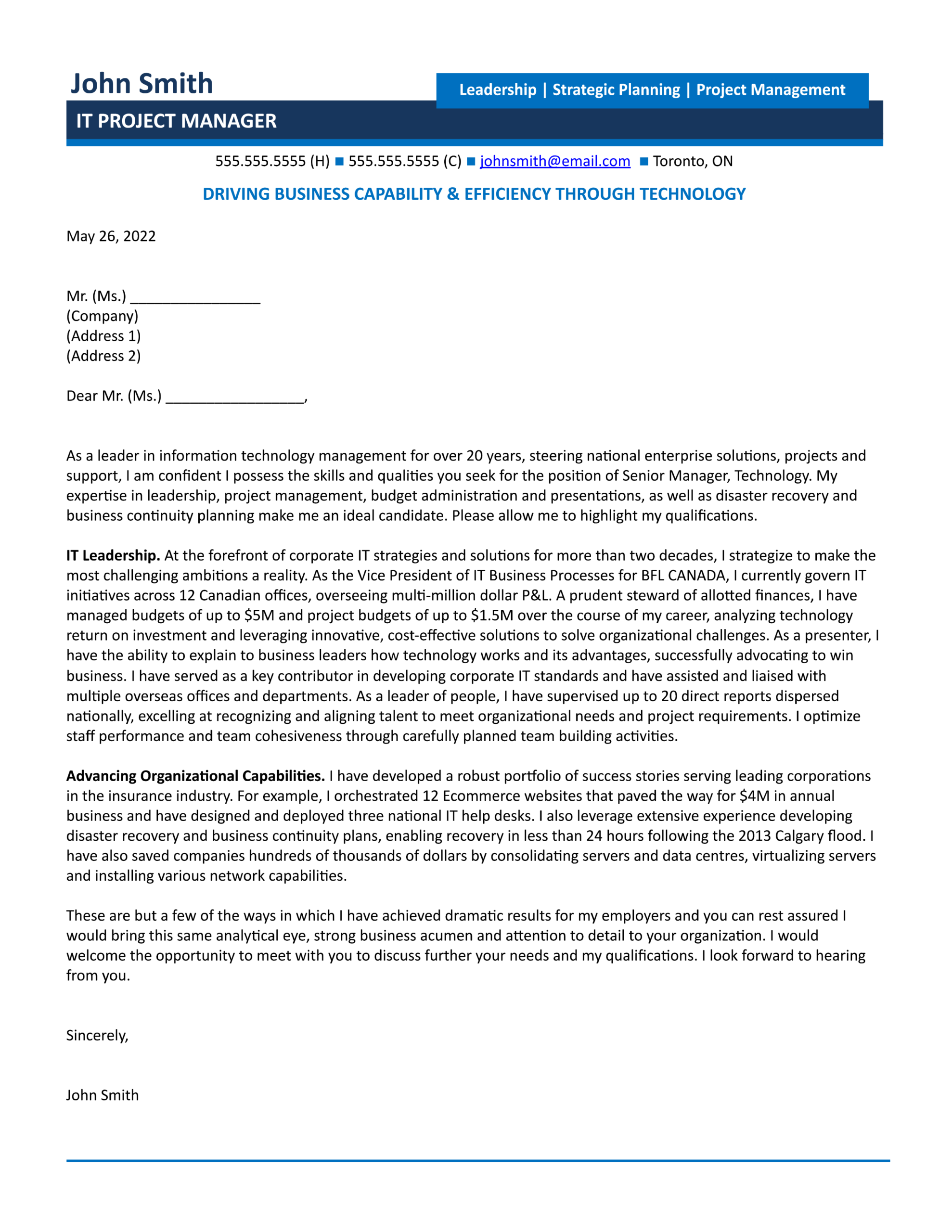 it-project-manager-cover-letter-sample