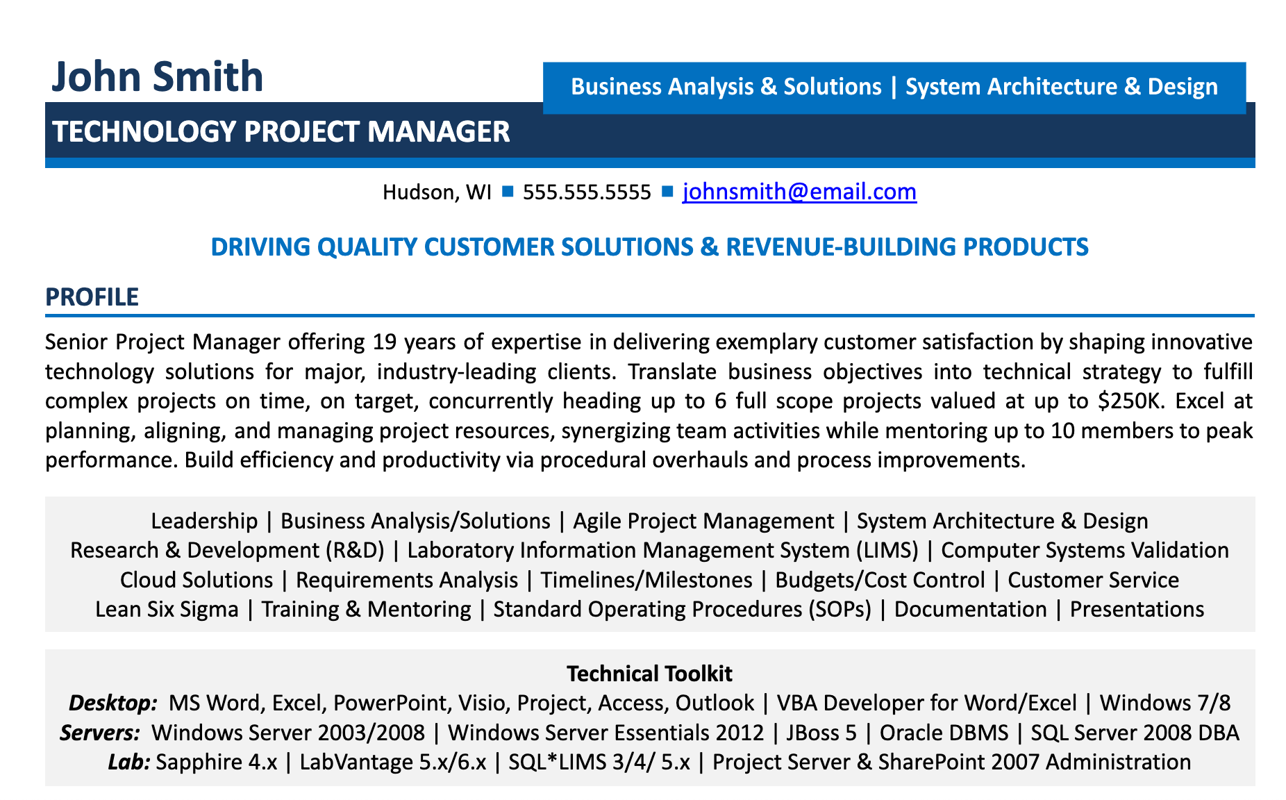 technical prokject manager resume technical-prokject-manager-resume
