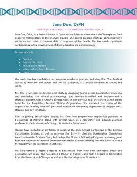 Executive Bio Samples