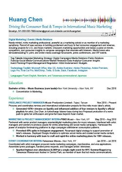 Project Manager Resume Sample